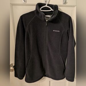 Columbia Woman's Fleece Jacket - Size - Small,  Zip Up, Color - Black